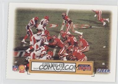 1995 Fleer Shell Drive to the Super Bowl - [Base] - Ripped #1 - Super Bowl XXIII