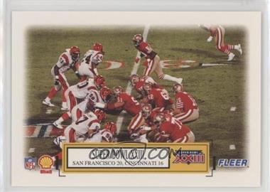 1995 Fleer Shell Drive to the Super Bowl - [Base] - Ripped #1 - Super Bowl XXIII