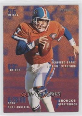 1995 Fleer Shell FACT - [Base] #42 - John Elway