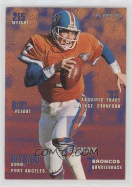 1995 Fleer Shell FACT - [Base] #42 - John Elway