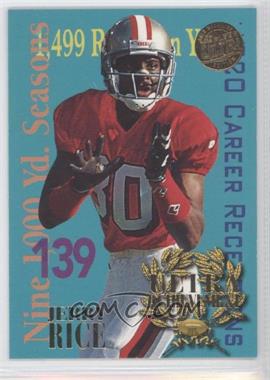 1995 Fleer Ultra - Achievement - Gold Medallion #5 - Jerry Rice