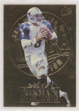 1995 Fleer Ultra - [Base] - Gold Medallion #71 - Troy Aikman