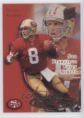 1995 Fleer Ultra - [Base] #525 - Extra Stars - Steve Young