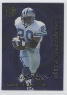 1995 Fleer Ultra - Overdrive #1 - Barry Sanders