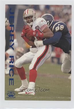 1995 Pacific Gridiron - [Base] - Blue #100 - Jerry Rice [Noted]