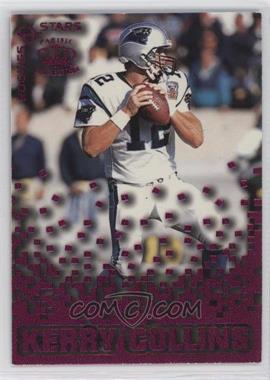 1995 Pacific Triple Folders - Rookies & Stars - Raspberry #RS-3 - Kerry Collins [EX to NM]