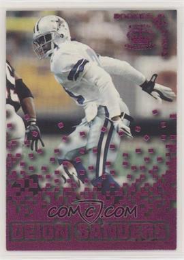 1995 Pacific Triple Folders - Rookies & Stars - Raspberry #RS-9 - Deion Sanders