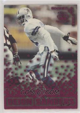 1995 Pacific Triple Folders - Rookies & Stars - Raspberry #RS-9 - Deion Sanders