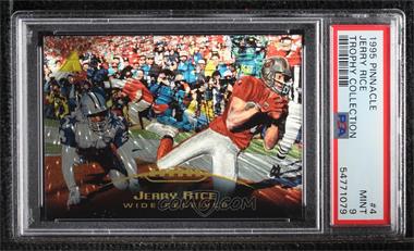 1995 Pinnacle - [Base] - Trophy Collection #4 - Jerry Rice [PSA 9 MINT]