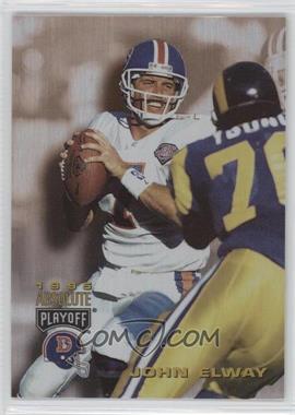 1995 Playoff Absolute - [Base] #1 - John Elway