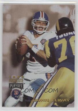 1995 Playoff Absolute - [Base] #1 - John Elway