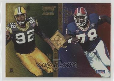 1995 Playoff Absolute - Quad Series #Q11 - Bruce Smith, Junior Seau, Deion Sanders, Reggie White