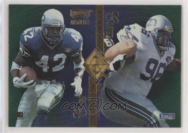 1995 Playoff Absolute - Quad Series #Q38 - Chris Warren, Cortez Kennedy, Brian Blades, Sam Adams