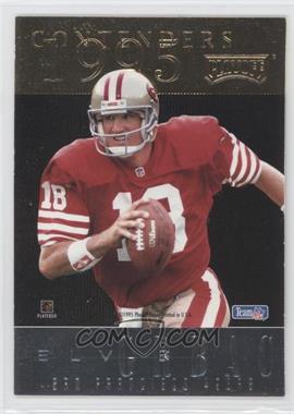 1995 Playoff Contenders - Back-to-Back #44 - Elvis Grbac, Jim Harbaugh
