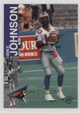 1995 R.E.L. CFL  - [Base] #114 - Mike Johnson