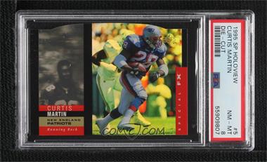 1995 SP - Holoview - Die-Cut #5 - Curtis Martin [PSA 8 NM‑MT]