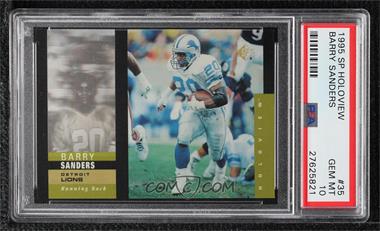 1995 SP - Holoview #35 - Barry Sanders [PSA 10 GEM MT]