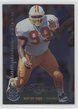 1995 SP Championship Series - [Base] #44 - Warren Sapp