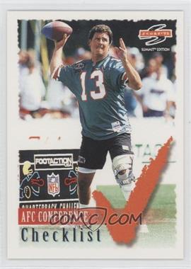 1995 Score Summit - [Base] #196 - Checklist 3 (Dan Marino)