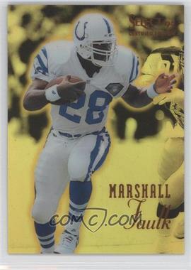 1995 Select Certified Edition - [Base] - Gold Mirror #1 - Marshall Faulk