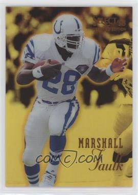 1995 Select Certified Edition - [Base] - Gold Mirror #1 - Marshall Faulk