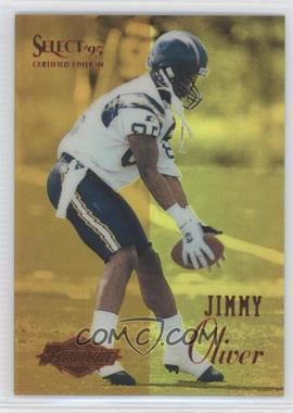 1995 Select Certified Edition - [Base] - Gold Mirror #110 - Jimmy Oliver