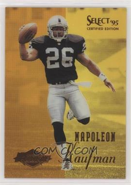 1995 Select Certified Edition - [Base] - Gold Mirror #125 - Napoleon Kaufman