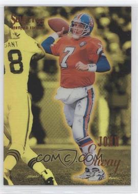 1995 Select Certified Edition - [Base] - Gold Mirror #46 - John Elway