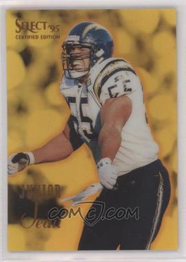 1995 Select Certified Edition - [Base] - Gold Mirror #47 - Junior Seau