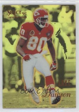 1995 Select Certified Edition - [Base] - Gold Mirror #63 - Lake Dawson