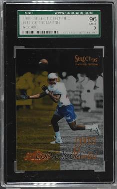 1995 Select Certified Edition - [Base] #117 - Curtis Martin [SGC 9 MINT]