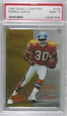 1995 Select Certified Edition - [Base] #126 - Terrell Davis [PSA 9 MINT]