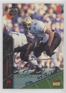 1995 Signature Rookies - [Base] - International Signatures #29 - Christian Fauria /2750