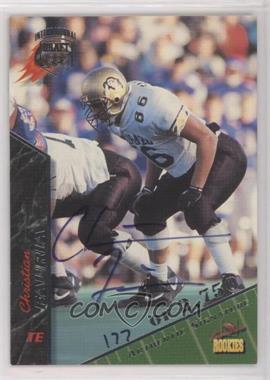 1995 Signature Rookies - [Base] - International Signatures #29 - Christian Fauria /2750