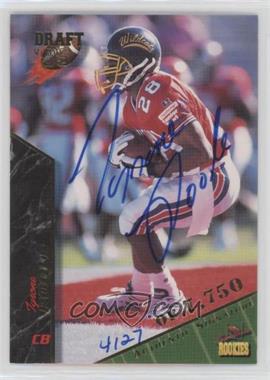 1995 Signature Rookies - [Base] - Signatures #58 - Tyrone Poole /7750