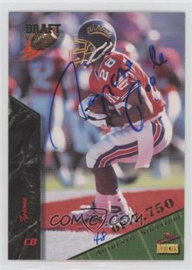 1995 Signature Rookies - [Base] - Signatures #58 - Tyrone Poole /7750