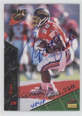 1995 Signature Rookies - [Base] - Signatures #58 - Tyrone Poole /7750