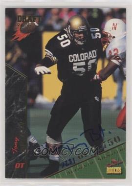 1995 Signature Rookies - [Base] - Signatures #8 - Tony Berti /7750