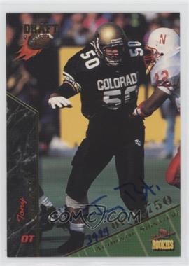 1995 Signature Rookies - [Base] - Signatures #8 - Tony Berti /7750