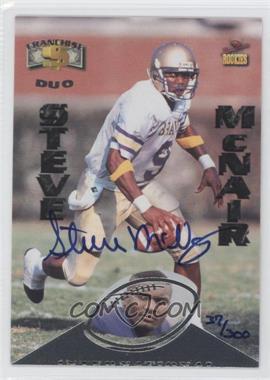 1995 Signature Rookies - Franchise Duo - International Signatures #SMKC - Steve McNair, Kerry Collins (Only Signed by McNair) /300
