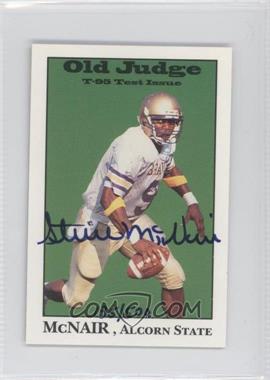 1995 Signature Rookies - Old Judge T-95 Test Issue - Signatures #3 - Steve McNair /500