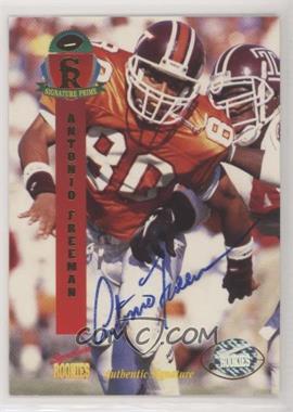 1995 Signature Rookies Prime - [Base] - Autographs Missing Serial Number #16 - Antonio Freeman /3000