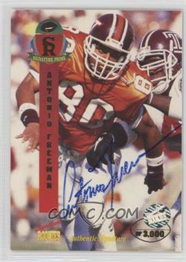 1995 Signature Rookies Prime - [Base] - Autographs Missing Serial Number #16 - Antonio Freeman /3000 [Noted]