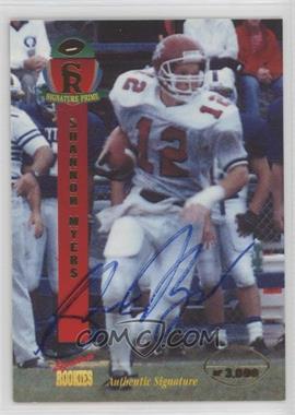 1995 Signature Rookies Prime - [Base] - Autographs Missing Serial Number #30 - Shannon Myers /3000