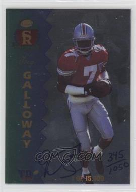 1995 Signature Rookies Prime - TD Club - Autographs #T-4 - Joey Galloway /1050 [EX to NM]