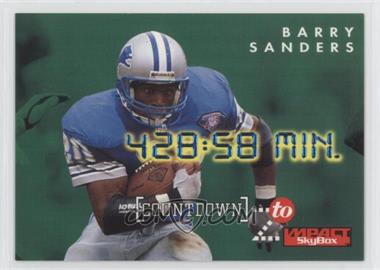 1995 Skybox Impact - Countdown to Impact #C1 - Barry Sanders [EX to NM]