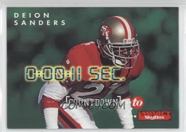 1995 Skybox Impact - Countdown to Impact #C10 - Deion Sanders