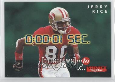 1995 Skybox Impact - Countdown to Impact #C2 - Jerry Rice