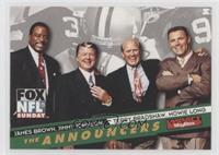 James Brown, Jimmy Johnson, Terry Bradshaw, Howie Long