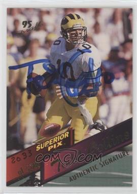 1995 Superior Pix - [Base] - Autographs #27 - Todd Collins /5000